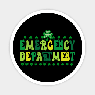 Emergency Department Emergency Room Nurse St Patrick's Day Magnet